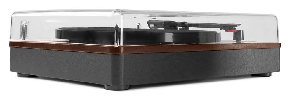 Gramofon stereo Audizio RP330D z Bluetooth i głośnikami - 100W - Brązowy+winyl gratis