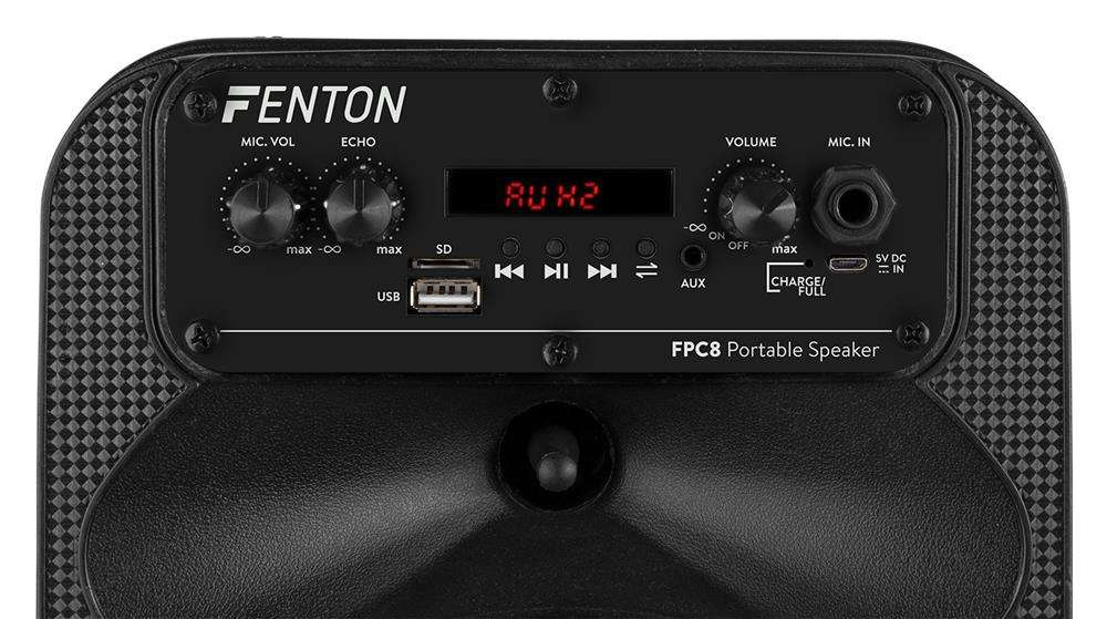 Nagłośnienie mobilne BOOMBOX FPC8 8'' PARTY akumulator 