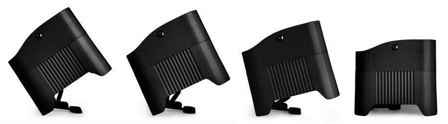Oświetlacz Bateryjny LED Uplight BBP94W  Par 4x12W RGBWA-UV z bezprzewodowym DMX i osłoną przeciwdeszczową