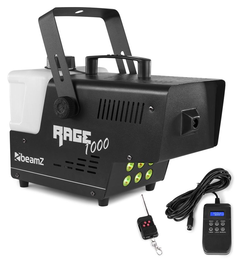 Wytwornica dymu z efektem LED BeamZ Rage 1000LED