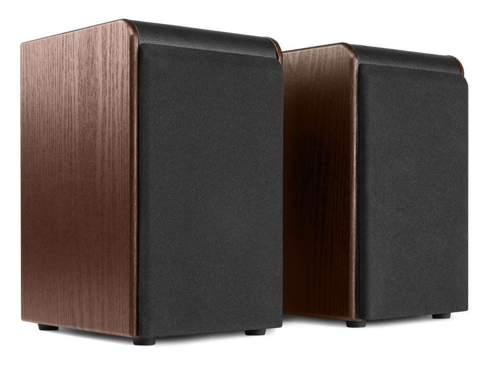 Gramofon stereo Audizio RP330D z Bluetooth i głośnikami - 100W - Brązowy+winyl gratis