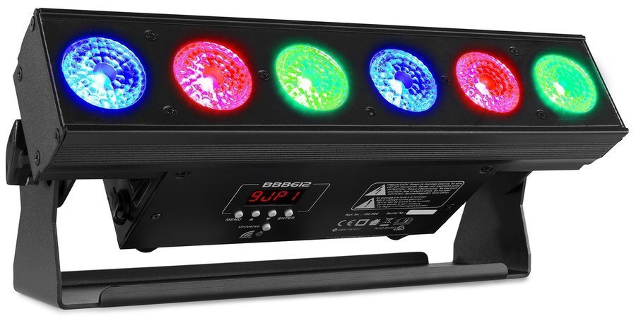 Belka oświetleniowa BBB612  LED Uplight Bar 6x12W RGBAW-UV 6-w-1 DMX