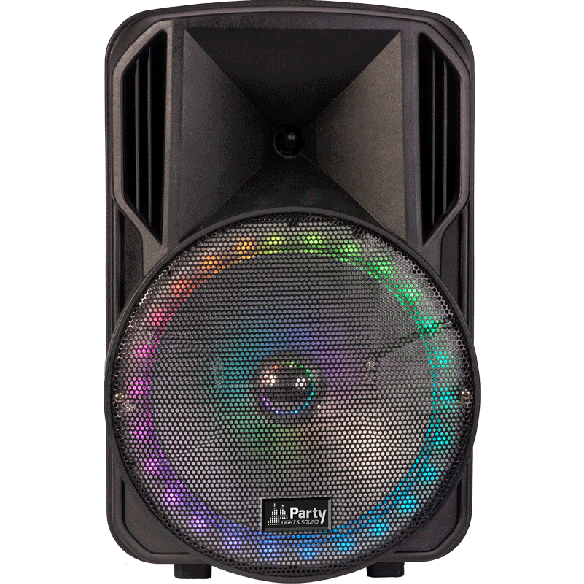 Kolumna mobilna LED 15''/38cm USB BT MIC FM PARTY-15RGB