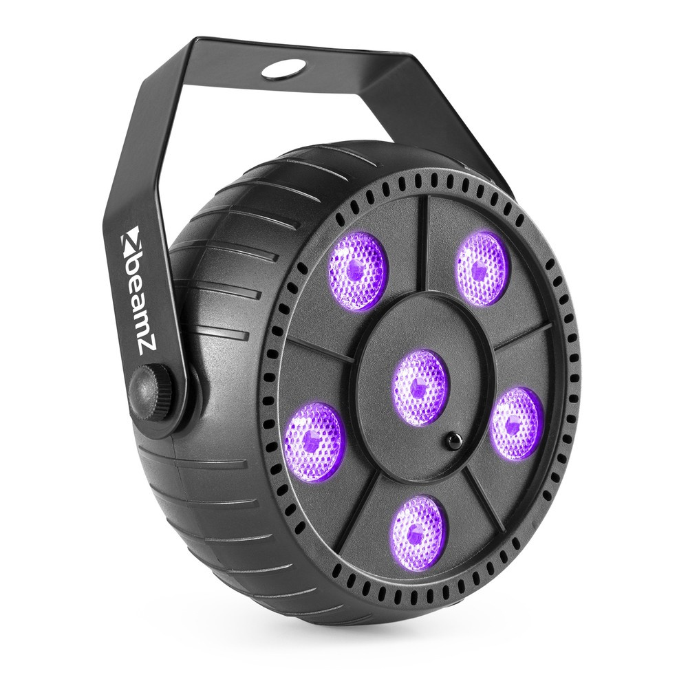 Reflektor Party Par PLP14 6x 1W UV bateryjny Beamz
