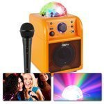 Zestaw karaoke z mikrofonem, bluetooth i efektem świetlnym Vonyx SBS50L