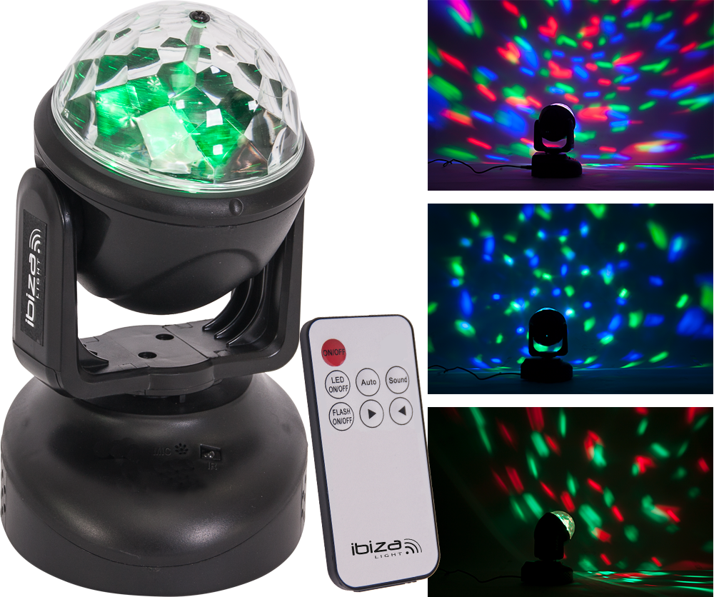 Głowa ruchoma z efektem Astro LED Ibiza LMH-ASTRO