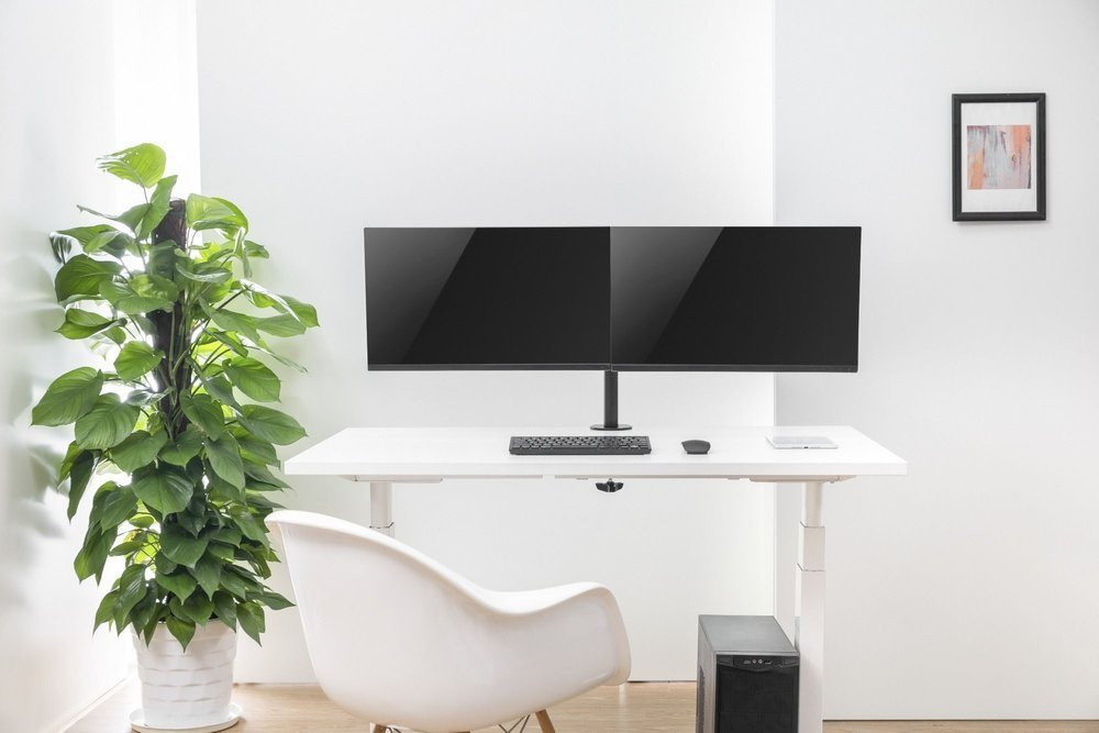 Uniwersalne ramię do monitora Audizio MAD20 na 2 ekrany od 13'' do 32''
