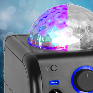 Głośnik karaoke kula LED SBS50B BT czarny