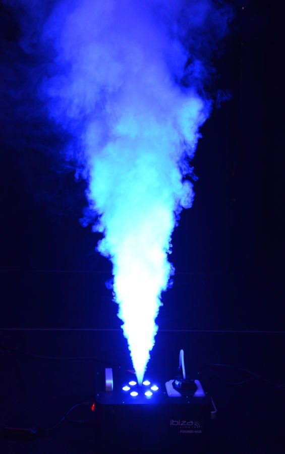 Wytwornica dymu pionowego z LED Ibiza FOG900-RGB