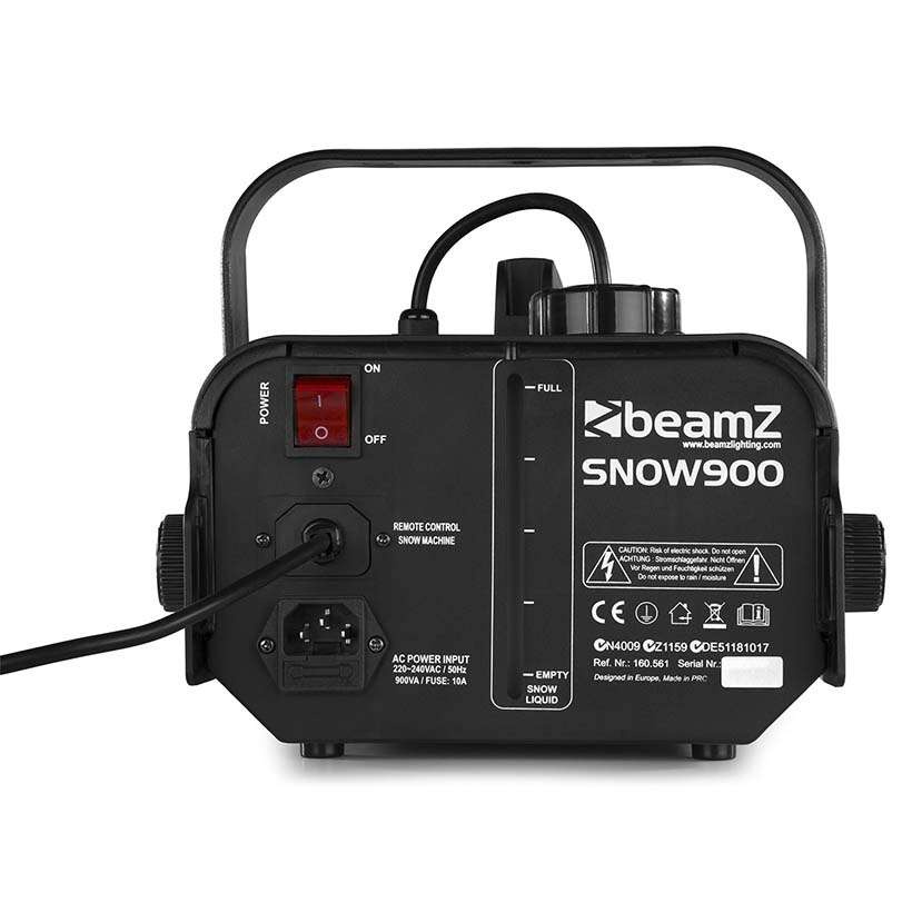 ZESTAW Wytwornica śniegu SNOW900 BeamZ + płyn 1L + torba