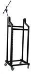 Profesjonalny Rack Stand 19" na kołach Ibiza SR19