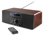 System muzyczny PRATO ALL-IN-ONE USB CD / DAB+ brązowy Audizio